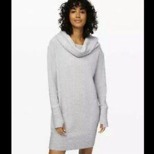 Lululemon Along The Way dress, light grey, size M